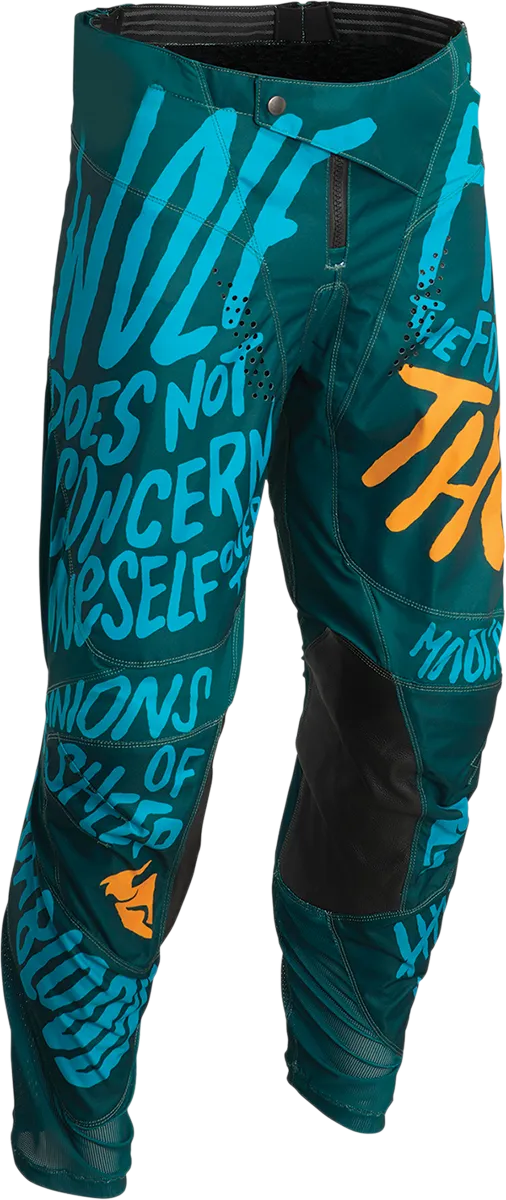 THOR Youth Pulse Counting Sheep Pants - Teal/Tangerine - 20 2903-2080