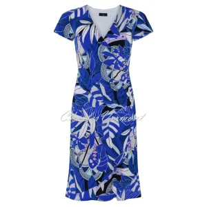 Tia Printed Mock Wrap Dress - Style 78634-7836-65