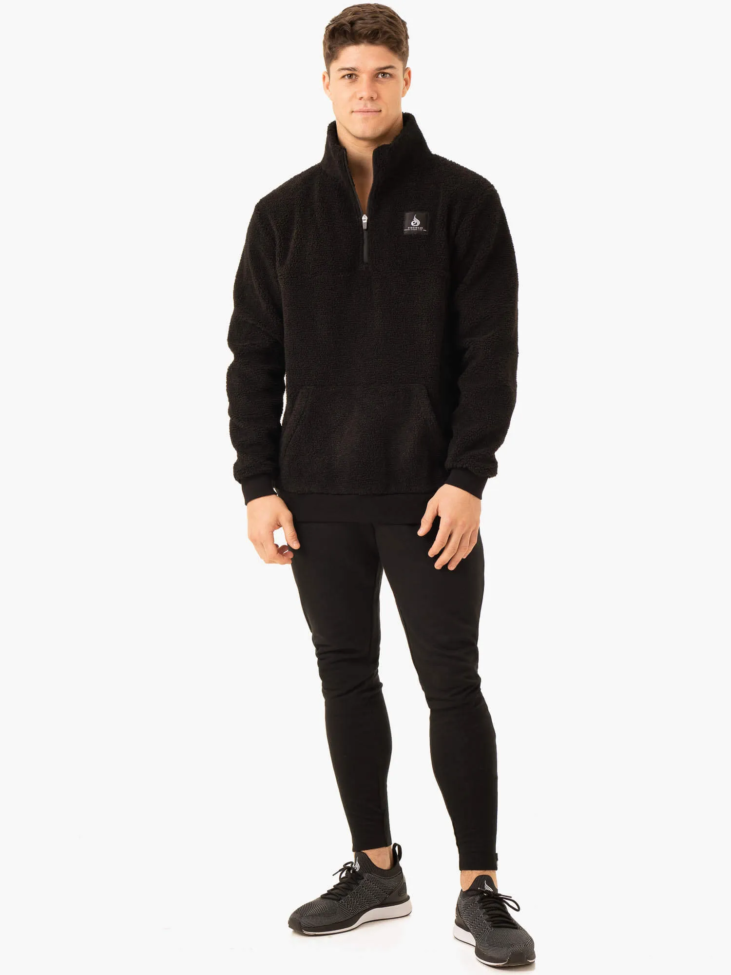 Vital Polar Fleece Half Zip - Black