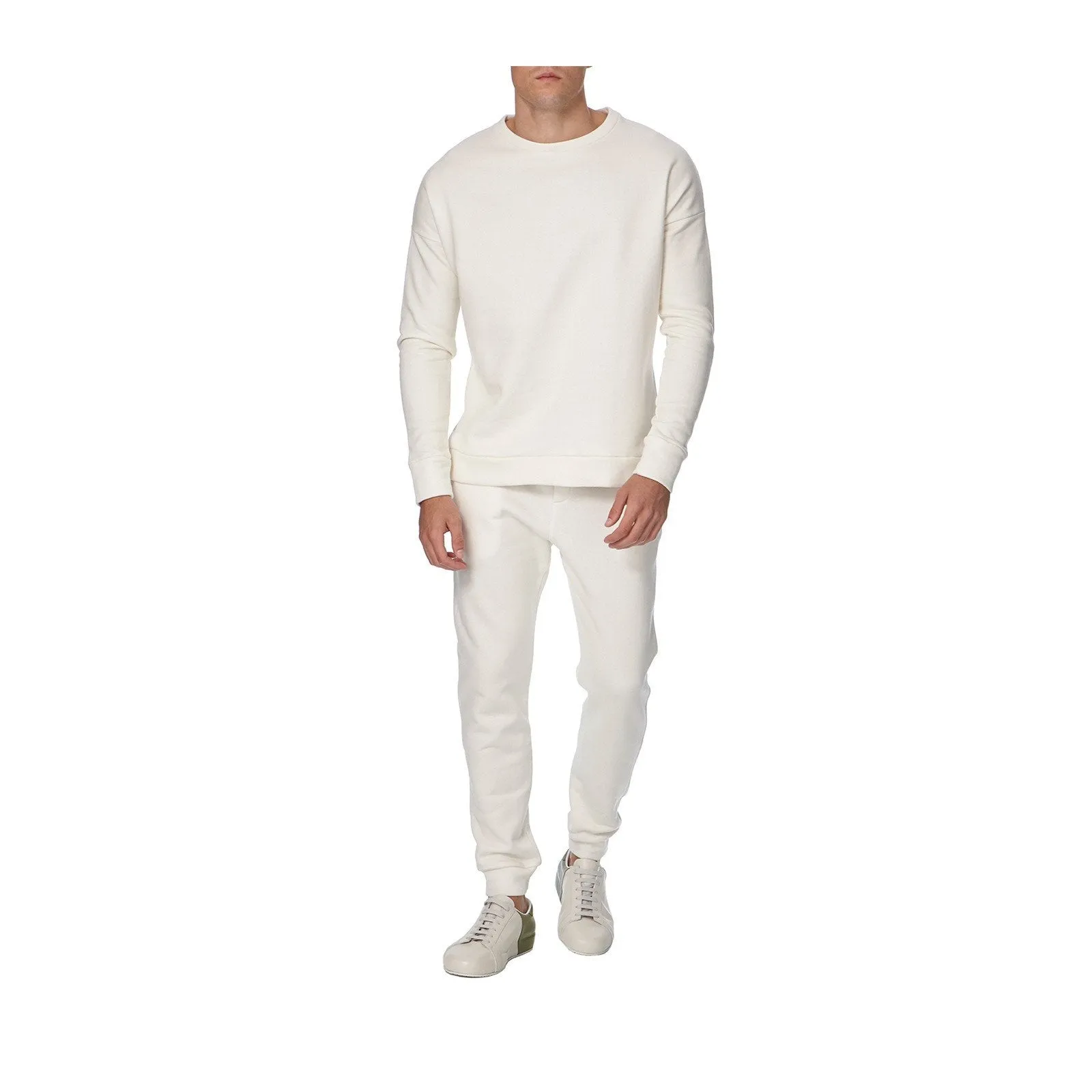 WHITE ESSENTIAL SWEATSHIRT