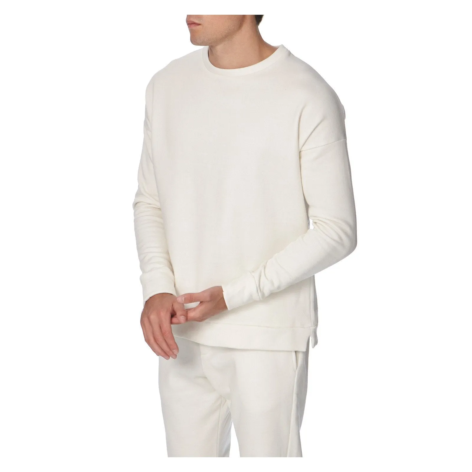 WHITE ESSENTIAL SWEATSHIRT