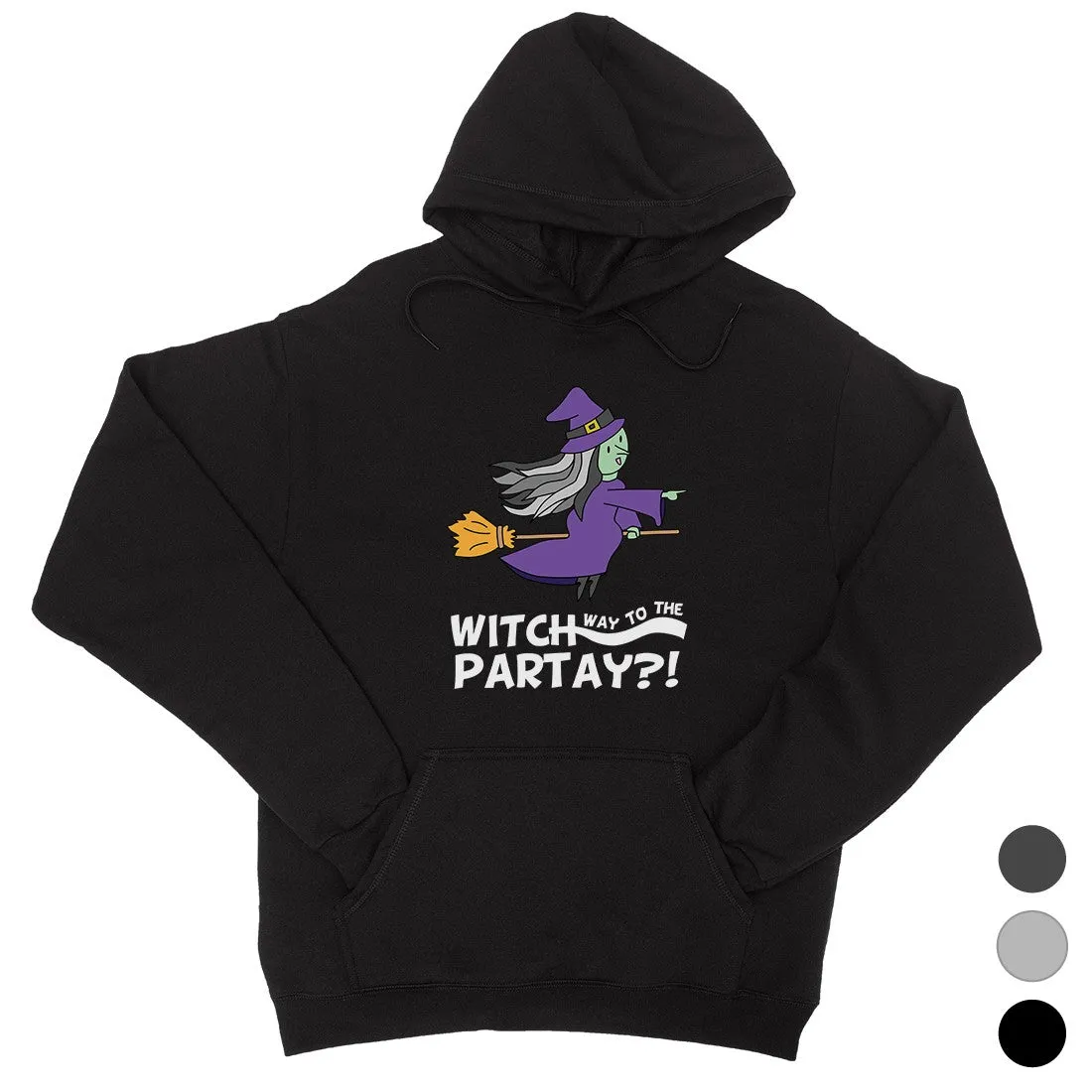 Witch Way To Partay Unisex Pullover Hoodie